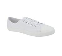 (11 UK, White) Dek Mens Latha Plimsolls