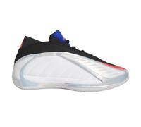 (11 UK, White/Red/Metallic) Adidas Mens Anthony Edwards Knitted Basketball Shoes