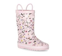 Trespass Junior Girls Starryton Unicorn Printed Wellington Boots Unicorn Pink 11K