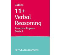 11+ Verbal Reasoning Practice Papers Book 2 – For the 2026 GL Assessment Tests – Collins