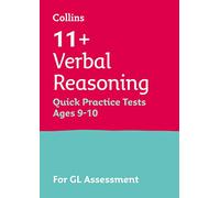 11+ Verbal Reasoning Quick Practice Tests Age 9-10 (Year 5): For the 2026 GL Assessment Tests (Collins 11+ Practice)