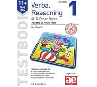 11+ Verbal Reasoning Year 3/4 GL & Other Styles Testbook 1 : Standard 20 Minute Tests