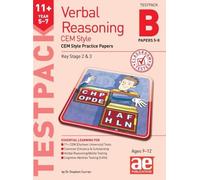 11+ Verbal Reasoning Year 5-7 CEM Style Testpack B Papers 5-8