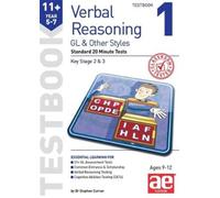 11+ Verbal Reasoning Year 5-7 GL & Other Styles Testbook 1 : Standard 20 Minute Tests