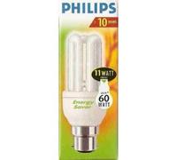 11 Watt (60 Watt equivalent) Philips Genie Energy Saver Light Bulb Bayonet Fi...