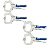 11” Welding Locking C Clamps Adjustable Fastener with Quick Release Grip 4 Pack