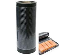 11" x 50' Vacuum Seal Rolls Black Clear 5 Mil Commerical Grade Food Saver Bag for Sous Vide, Meal Prep, Long-Term Freshness