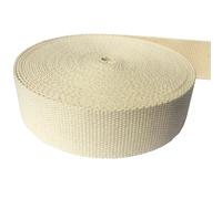 11 Yard Natural Heavy Cotton Webbing Cotton Strap 3/4 Inch for Bags Making Sewing DIY Crafts Outdoor Supplies (3/4 Inch)