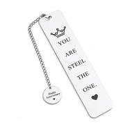 11 Year Anniversary Bookmark Gifts for Her Him, 11th Anniversary Steel Gift