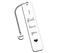 11 Year Anniversary Bookmark Gifts for Her Iron Anniversary Birthday Gifts for Her Him Steel Anniversary GIF for Husband Wife Iron 11th Anniversary Presents for Women Men Boyfriend Girlfriend Couples