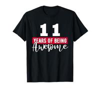 11 Years of Being Awesome Shirt Fun 11th Birthday T-Shirt