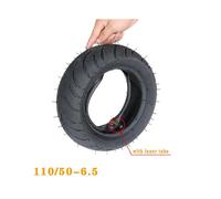 (110 50 6.5 outer, One size) 90 / 65 - 6.5 Front Tire& 90/65-6.5 Inner Tube Bent Valve fits 49cc Mini Dirt Bike e Scooter Mini Moto