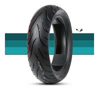 110/70-11 Tubeless Motorcycle Tire 6PR 51J, 110/70/11 Run Flat Puncture Resistant, Front/Rear Use, High Grip Wear Resistant for Street Commuting, Max Load 195kg