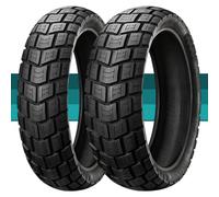 110/70-17 140/70-17 Tire Set, 54S 72S, 110 70 17 140 70 17 Front Rear Set for Off-Road Motorcycles | Tubeless Type, Wear-Resistant and Anti-Slip