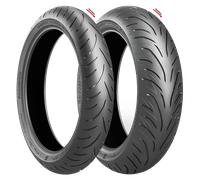 Bridgestone Battlax-t31 58w Tl Touring Front Tire Black 120 / 70 / R17