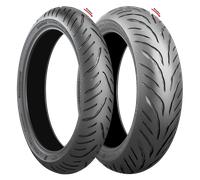 110/80 R18 (58V) & 140/70 R18 (67V) TL Bridgestone T32 Sports Touring Tyre Pair