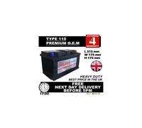110 85Ah Ford Transit 2.2 TDCi 2006 S5 Car Battery Type UK 70AH(C20) 85AH(C100)