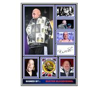 (110) Buster Bloodvessel Bad Manners Music Legend Signed A4 Photograph (21 X 297 CM) Art Work Wall Art Display Great Gift Idea (REPRINT) #####