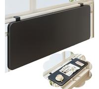 110-Degree Foldable Window Sill Extender Plate Clamp Mounted Windowsill Extender Shelf Heavy-Duty Countertop Extension Board Without Drilling