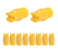 110 Degree Plastic Spray Nozzle Tips, Plastic Flat Fan Nozzle 1/8 1/4 3/8 1/2 BSPT 65-110 Degrees 10pcs(65° 1/2 (Hole Diameter 3.6mm))