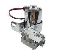 110 GPH Universal Electric Fuel Pump 3/8Inch NPT Inlet & Outlets Replacement 7 PSI Chrome Finish Pumps Cars Accessories