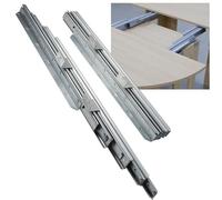 110 Inch Heavy Duty Undermount Drawer Slides, Full Extension Concealed Bottom Mount Rails for Face Frame Cabinet, Smooth Operation, Easy Installation