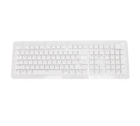 110 Keys Keyboard Keycaps Brazilian Portuguese Layout, Mechanical Keyboard Keycaps, Translucent ABS Keycaps for 61 to 108 Key Mechanical Keyboards with Backlight Compatibility (White)