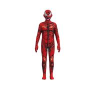 (110) Kids Venom Carnage Jumpsuit Red Fullbody Costume Suit Halloween COS Performance