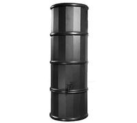 110 Litre Slimline Water Butt Kit, Polybutt - Narrow Rain Barrel UK, Includes Rain Diverter, Stand and Tap