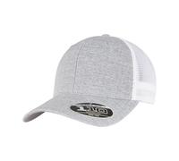 110 Mesh Two Tone Cap Flexfit Silver One Size