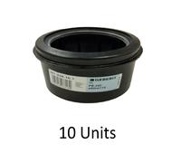 110 mm Geberit HDPE Adaptor Socket black 367.928.16.1