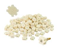 110 Pack Miaozhun .223Cal 5.56mm .300 Blackout Wool Star Chamber Cleaning Pads with Rod Fitting Adapter