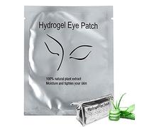 110 Pairs Eyelash Extension Gel Patches Kit, JUYOU Lash Extension Lint Free Under Hydrogel Eye Mask Pads Beauty Tool with Transparent Cosmetic Bag