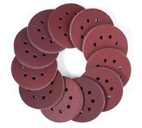 110 Pcs 125 mm Sanding Discs Orbital Sander Discs 5 Inch 8 Hole Hook and Loop Sanding Discs for Random Orbital Sander, 10 x 40 60 80 100 120 150 180 240 320 400 600 Mixed Grits Sanding Pads