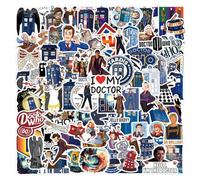 110 Pcs Doctor Who Stickers for Laptop, Cool Decals for Teens Kids Boys Skateboard Phone