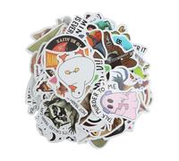 110 PCS Funny Meme Stickers, Waterproof Vinyl Stickers for Adults and Teens, Graffiti Style Laptop Stickers with Clean Removal