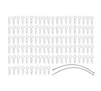 110 Pcs RC Body Clips Pins Remote Control Car Body R Clips with Anti Lost Buckle Set for 1/8 1/10 1/12