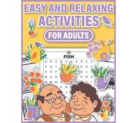 [110 Puzzles] Easy and Relaxing Activities for Adults: Fun Game and Activity Book for People with Dementia and Alzheimer's, Elderly Women and Men ... and Adults [Large-Print & Easy Puzzles]