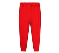 110 To170 Boys And Girls Long Pants Pajamas 1 To 14 Years Old Solid Color Pajamas Girls Winter Clothes 2-3 Boys ounge Wear Age 13 (Red, 13-14 Years)