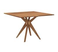 (110 x 110 x 75 cm) vidaXL Garden Table Outdoor Table Side Coffee Table Square Solid Wood Acacia