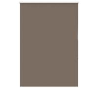 vidaXL Roller Blind Blackout Coffee 110x175 cm Fabric Width 105.7 cm Polyester