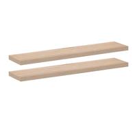 Vidaxl Floating Shelves 2 Pcs 110X23.5X4 Cm Engineered Wood
