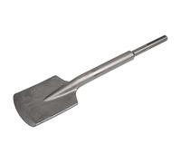 110 x 455mm Clay Spade, Silver - SDS MAX