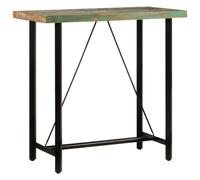 (110 x 55 x 107 cm) vidaXL Solid Reclaimed Wood Bar Table Kitchen Dining Furniture Multi Sizes