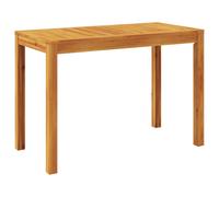 Garden Table Balcony Outdoor Table Dinning Table Solid Acacia Wood vidaXL