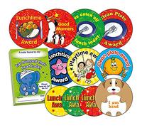 1100 Lunchtime Holographic Scented Stickers Praise Pad Notes Home Value Pack Motivational Childrens Pupils Teachers School Reward Value Pack A5 Primary Teaching Services