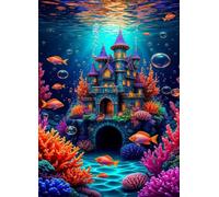 1100 Piece Jigsaw Puzzles for Adults - Coral Castle - Eco Matte Anti-Glare Print, Precision Fit Interlocking Pieces with Letter Zone Backing 34.3x16.54 inch