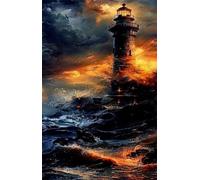 1100 Piece Jigsaw Puzzles for Adults - Lighthouse Scenery - Eco Matte Anti-Glare Print, Precision Fit Interlocking Pieces with Letter Zone Backing 34.3x16.54 inch