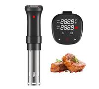 1100 Watts Sous-Vide Cooker, Sous Vide Heater with Adjustable Clamp, Accurate Temperature & Digital Timer, Thermal Immersion Fast-Heating, for Water Bath Cooking Steak Vegetable Meat Fish