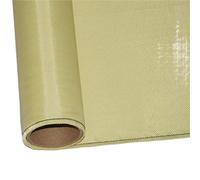 1100D 200gsm Yellow Kevlar Fabric para-Aramid Synthetic Aramid Fiber Cloth Plain 20"/50cm Width(0.5 Square Meter)